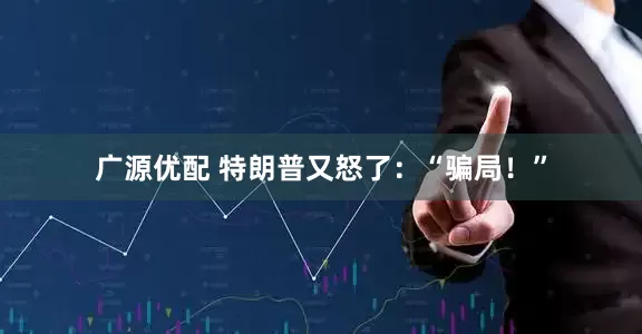 广源优配 特朗普又怒了：“骗局！”