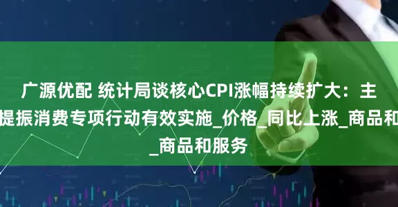 广源优配 统计局谈核心CPI涨幅持续扩大：主要是提振消费专项行动有效实施_价格_同比上涨_商品和服务